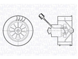 MAGNETI MARELLI 069412678010 vidaus pūtiklis 
 Šildymas / vėdinimas -> Orpūtė/dalys
64 11 8 390 434, 64118390434, 8 390 434