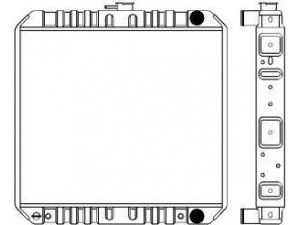 SAKURA  Automotive 1111-0302 radiatorius, variklio aušinimas