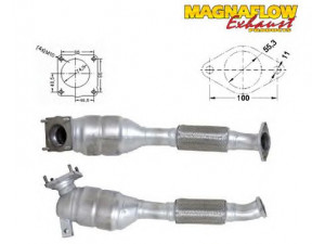 MAGNAFLOW 72517D katalizatoriaus keitiklis 
 Išmetimo sistema -> Katalizatoriaus keitiklis
1360345, 4466206, 4466207