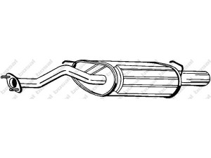 BOSAL 115-331 galinis duslintuvas 
 Išmetimo sistema -> Duslintuvas
GEX3-3785, WCG0-00150, WCG0-00151