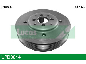 LUCAS ENGINE DRIVE LPD0014 skriemulys, alkūninis velenas 
 Diržinė pavara -> Dirželio skriemulys
38105243, 38105243, 38105243, 38105243