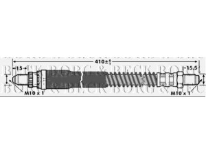 BORG & BECK BBH7073 stabdžių žarnelė 
 Stabdžių sistema -> Stabdžių žarnelės
SHB101370