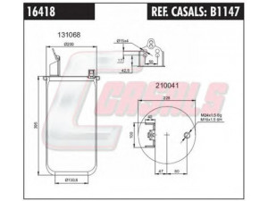 CASALS B1147 dėklas, pneumatinė pakaba
1076418