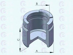 ERT 150847-C stūmoklis, stabdžių apkaba 
 Stabdžių sistema -> Stabdžių matuoklis -> Stabdžių dalys