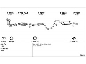 FENNO VO132 išmetimo sistema