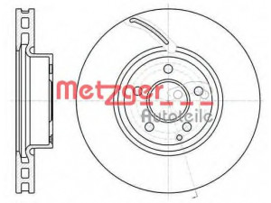 METZGER 61067.10 stabdžių diskas 
 Stabdžių sistema -> Diskinis stabdys -> Stabdžių diskas
0004211212, 204 421 08 12, 4211212