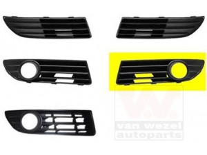 VAN WEZEL 5828593 ventiliacijos grotelės, buferis 
 Kėbulas -> Transporto priemonės priekis -> Buferis/dalys
6Q0853665E, 6Q0853665E9B9