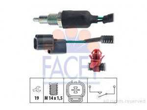 FACET 7.6174 jungiklis, atbulinės eigos žibintas 
 Elektros įranga -> Šviesų jungikliai/relės/valdymas -> Šviesų jungiklis/svirtis
35600-P20-003