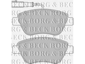 BORG & BECK BBP1716 stabdžių trinkelių rinkinys, diskinis stabdys 
 Techninės priežiūros dalys -> Papildomas remontas
77364393, 9949273, 4254.07, 4254.96