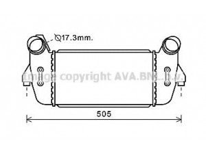 AVA QUALITY COOLING KA4213 tarpinis suslėgto oro aušintuvas, kompresorius 
 Variklis -> Oro tiekimas -> Įkrovos agregatas (turbo/superįkrova) -> Tarpinis suslėgto oro aušintuvas
281904X650, 281904X651