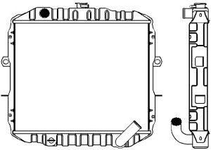 SAKURA  Automotive 1321-0303 radiatorius, variklio aušinimas