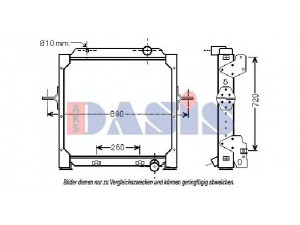 AKS DASIS 390035N radiatorius, variklio aušinimas 
 Aušinimo sistema -> Radiatorius/alyvos aušintuvas -> Radiatorius/dalys
20810099, 7420810095