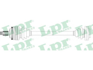 LPR DS15016 kardaninis velenas 
 Ratų pavara -> Kardaninis velenas
33211227032, 33211227597, 33211227606