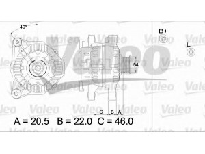 VALEO 437328 kintamosios srovės generatorius 
 Elektros įranga -> Kint. sr. generatorius/dalys -> Kintamosios srovės generatorius
5702-C4, 5702C4, 5705-6A, 5705-7P