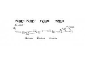 VENEPORTE 450152 išmetimo sistema