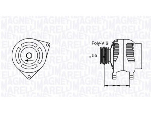 MAGNETI MARELLI 063377429010 kintamosios srovės generatorius 
 Elektros įranga -> Kint. sr. generatorius/dalys -> Kintamosios srovės generatorius
27060-22140