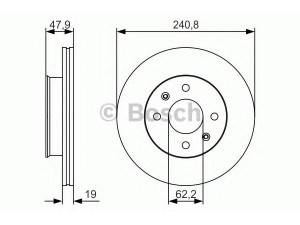 BOSCH 0 986 479 S18 stabdžių diskas 
 Dviratė transporto priemonės -> Stabdžių sistema -> Stabdžių diskai / priedai
51712 1C000