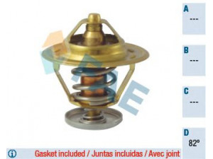 FAE 5308082 termostatas, aušinimo skystis 
 Aušinimo sistema -> Termostatas/tarpiklis -> Thermostat
90048-33078-000, 90048-33092-000