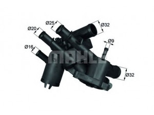 MAHLE ORIGINAL TM 4 109 termostatas, aušinimo skystis 
 Aušinimo sistema -> Termostatas/tarpiklis -> Thermostat
032 121 111 CF