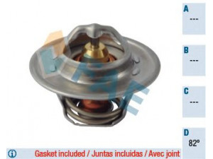 FAE 5315082 termostatas, aušinimo skystis 
 Aušinimo sistema -> Termostatas/tarpiklis -> Thermostat
0071742133, 71742133, 1A50-15-171