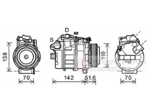 VAN WEZEL 0600K427 kompresorius, oro kondicionierius 
 Oro kondicionavimas -> Kompresorius/dalys
64526961621