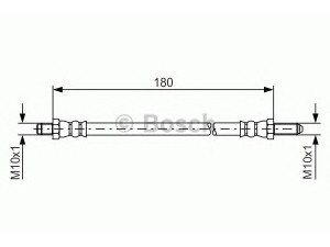 BOSCH 1 987 476 022 stabdžių žarnelė 
 Stabdžių sistema -> Stabdžių žarnelės
6125636, 85GB 2282 AA