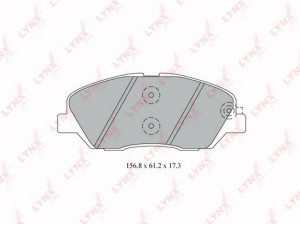 LYNXauto BD-3615 stabdžių trinkelių rinkinys, diskinis stabdys 
 Techninės priežiūros dalys -> Papildomas remontas
48130341A0, 58101-2BA00, 58101-2BA10