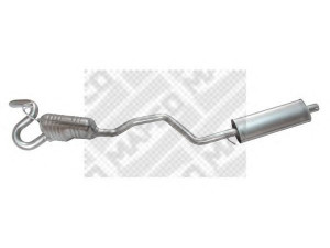 MAPCO 30061 galinis duslintuvas 
 Išmetimo sistema -> Duslintuvas
46 530 682, 7 750 705, 7 771 324