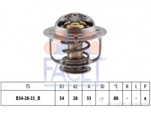 FACET 7.8216S termostatas, aušinimo skystis 
 Aušinimo sistema -> Termostatas/tarpiklis -> Thermostat
1 957 271, 1 962 338, 1 962 611