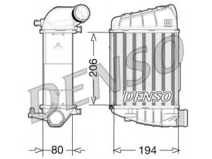 DENSO DIT02028 tarpinis suslėgto oro aušintuvas, kompresorius 
 Variklis -> Oro tiekimas -> Įkrovos agregatas (turbo/superįkrova) -> Tarpinis suslėgto oro aušintuvas
8E0145806L