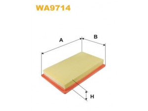 WIX FILTERS WA9714 oro filtras 
 Techninės priežiūros dalys -> Techninės priežiūros intervalai
2811305700