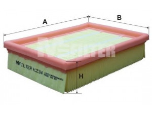 MFILTER K 234 oro filtras 
 Filtrai -> Oro filtras
5029 851, 6920 749, 94 FF 9601 AA