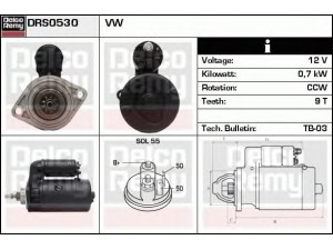DELCO REMY DRS0530 starteris 
 Elektros įranga -> Starterio sistema -> Starteris
23300-BG3G1, 111911023, 111911023BT