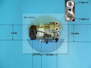 AUTO AIR GLOUCESTER 14-7474 kompresorius, oro kondicionierius 
 Oro kondicionavimas -> Kompresorius/dalys
13377057, 13385464, 1618418