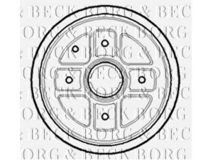 BORG & BECK BBR7093 stabdžių būgnas 
 Stabdžių sistema -> Būgninis stabdys -> Stabdžių būgnas