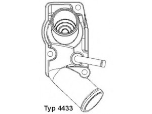 WAHLER 4433.92D termostatas, aušinimo skystis 
 Aušinimo sistema -> Termostatas/tarpiklis -> Thermostat
13 38 017, 13 38 426, 24 447 862