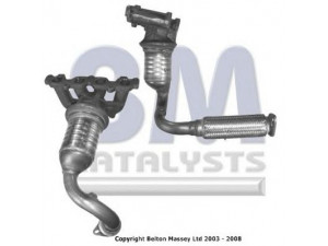 BM CATALYSTS BM91213 katalizatoriaus keitiklis 
 Išmetimo sistema -> Katalizatoriaus keitiklis
1110729, 1110730, 1135398, 1197934