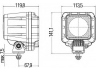 HELLA 1GA 996 196-051 darbinė šviesa
5213588