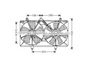 AVA QUALITY COOLING TO7521 ventiliatorius, radiatoriaus 
 Aušinimo sistema -> Oro aušinimas
1636111020