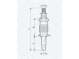 MAGNETI MARELLI 062900005304 kaitinimo žvakė 
 Kibirkšties / kaitinamasis uždegimas -> Kaitinimo kaištis
77 00 867 617