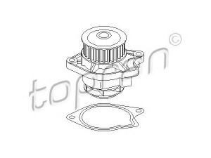 TOPRAN 108 265 vandens siurblys 
 Aušinimo sistema -> Vandens siurblys/tarpiklis -> Vandens siurblys
030 121 005S, 030 121 008A, 030 121 008C