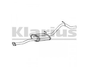 KLARIUS SZ115G galinis duslintuvas 
 Išmetimo sistema -> Duslintuvas
14300M79GA0