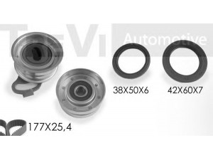 TREVI AUTOMOTIVE KD1405S paskirstymo diržo komplektas 
 Techninės priežiūros dalys -> Papildomas remontas