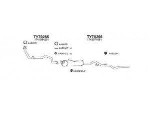 VENEPORTE 700027 išmetimo sistema 
 Išmetimo sistema -> Išmetimo sistema, visa