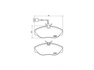 BREMBO P 23 083 stabdžių trinkelių rinkinys, diskinis stabdys 
 Techninės priežiūros dalys -> Papildomas remontas
425224, 425226, 425455, E172354