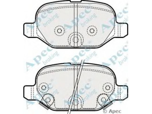 APEC braking PAD1873 stabdžių trinkelių rinkinys, diskinis stabdys 
 Techninės priežiūros dalys -> Papildomas remontas
68088919AA