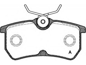 OPEN PARTS BPA0693.00 stabdžių trinkelių rinkinys, diskinis stabdys 
 Techninės priežiūros dalys -> Papildomas remontas
1075549, 1075565, 1107698, 1810990