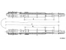 CABOR 10.9862 trosas, stovėjimo stabdys 
 Stabdžių sistema -> Valdymo svirtys/trosai
3094201485, 3094201785