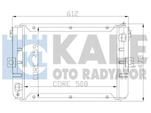 KALE OTO RADYATÖR 110900 radiatorius, variklio aušinimas 
 Aušinimo sistema -> Radiatorius/alyvos aušintuvas -> Radiatorius/dalys
79.12/8596380, 8587179, 8594348