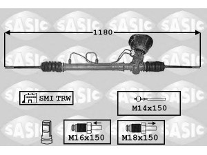 SASIC 7174009 vairo pavara 
 Vairavimas -> Vairo pavara/siurblys
7711134508, 8200055676, 8200770043